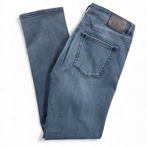 DL1961 x J. Hilburn Men’s Slim Fit Jeans Blue 35 Stretch Denim Lightweight - Picture 10 of 12